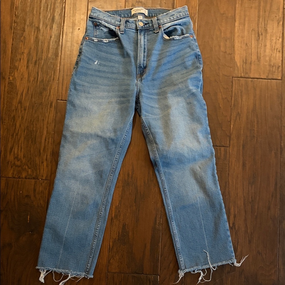 Abercrombie & Fitch Light Blue Ultra High Rise Jeans — Size 27 — EUC!